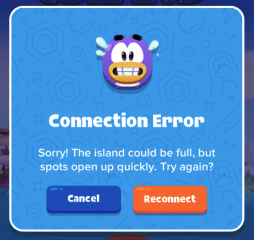 The island could be full, but spots open up quickly. Try again?